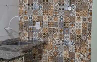 Imagem: O apartamento possui 1 Dormitório, 1 Banheiro, 1 Vaga na garagem