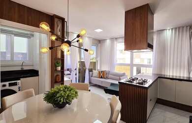 Imagem: O apartamento possui 2 Dormitórios, 3 Banheiros, 1 Vaga na