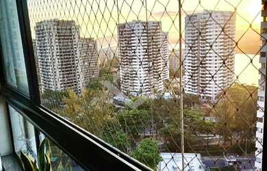 Imagem 3: Apartamento 1 Quarto com Vista para a Lagoa no Condomínio Alfa Barra