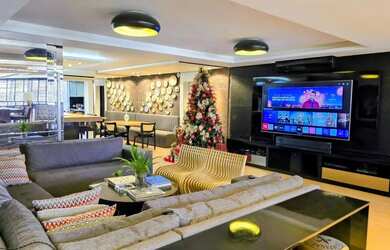 Imagem: O apartamento possui 4 Dormitórios, 4 Banheiros, 3 Vagas na