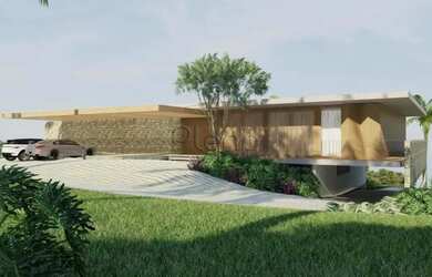 Imagem: A casa em condomínio possui 5 Dormitórios, 5 Banheiros, 5