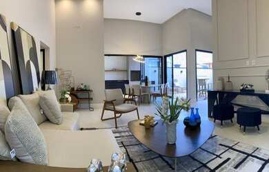 Imagem: A casa em condomínio possui 3 Dormitórios, 5 Banheiros, 4