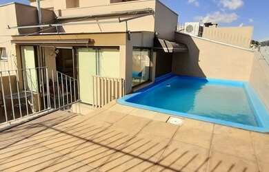 Imagem: O apartamento na cobertura possui 2 Dormitórios, 1 Banheiro