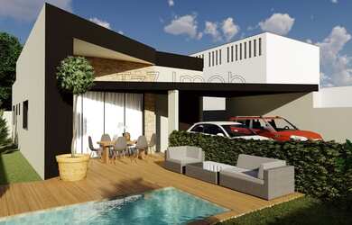 Imagem: A casa possui 3 Dormitórios, 4 Banheiros, 2 Vagas na garagem