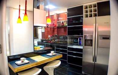 Imagem: O apartamento na cobertura possui 3 Dormitórios, 2 Banheiros