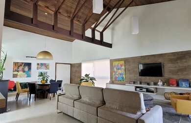 Imagem: A casa em condomínio possui 3 Dormitórios, 4 Banheiros, 4