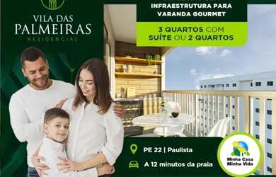 Imagem: O apartamento possui 3 Dormitórios, 2 Banheiros, 1 Vaga na