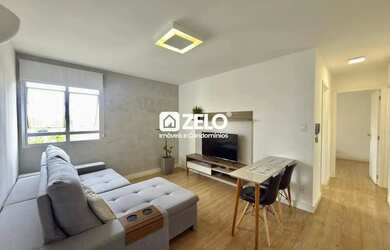 Imagem: O apartamento possui 1 Dormitório, 1 Banheiro, 1 Vaga na garagem