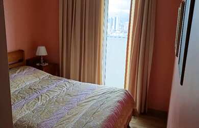 Imagem 8: Apartamento em Santos. Piscina, Churrasqueira, Imóvel mobiliadoeAr-condicionado