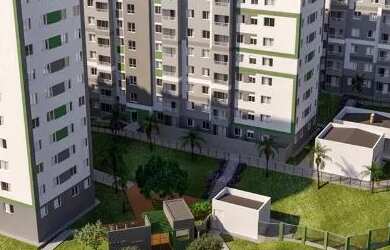 Imagem: O apartamento possui 2 Dormitórios, 1 Banheiro, 1 Vaga na garagem