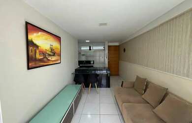 Imagem: O apartamento possui 1 Dormitório, 1 Banheiro, 1 Vaga na garagem