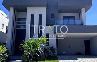 Imagem: A casa em condomínio possui 4 Dormitórios, 5 Banheiros, 4