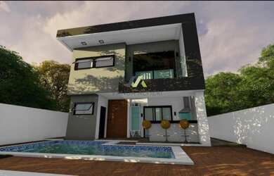 Imagem: A casa em condomínio possui 3 Dormitórios, 5 Banheiros, 4