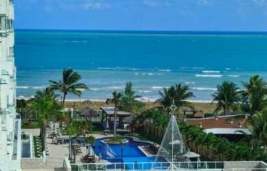 Imagem: O apartamento possui 3 Dormitórios, Acomodam 6 pessoas, 2 Vagas