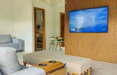 Imagem: A casa em condomínio possui 3 Dormitórios, 2 Banheiros, 5