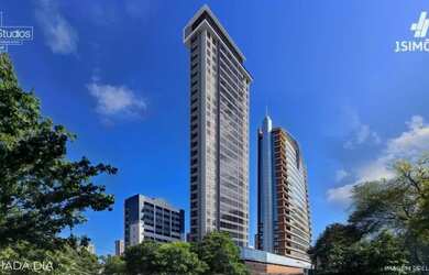 Imagem: O apartamento possui 1 Dormitório, 1 Banheiro, 1 Vaga na garagem