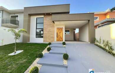 Imagem: A casa em condomínio possui 3 Dormitórios, 2 Banheiros, 3