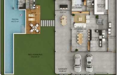 Imagem 16: Casa Duplex de Alto Padrão em Construção 06qts/04stes/04vg - Morada...