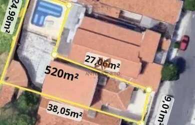 Imagem: O terreno possui 520m² de Área e está localizado em Parangaba