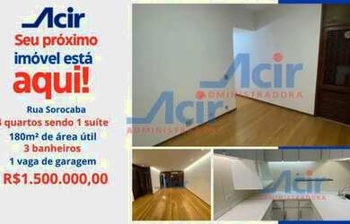 Imagem: O apartamento possui 4 Dormitórios, 3 Banheiros, 1 Vaga na