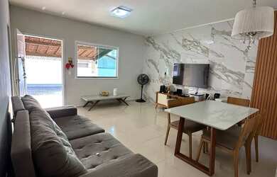 Imagem: A casa em condomínio possui 4 Dormitórios, 4 Banheiros, 2