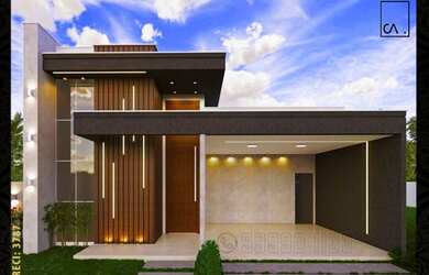 Imagem: A casa em condomínio possui 3 Dormitórios, 4 Banheiros e 170m²