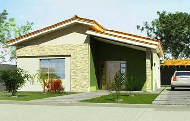 Imagem: A casa possui 2 Dormitórios, 1 Banheiro, 92m² de Área e