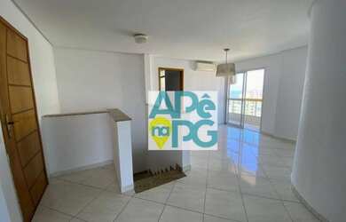 Imagem: O apartamento na cobertura possui 3 Dormitórios, 4 Banheiros