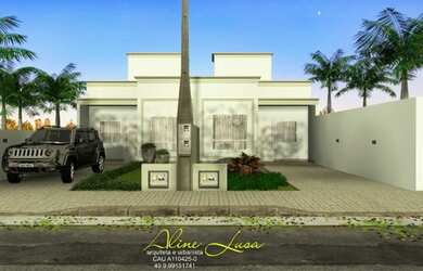 Imagem: A casa possui 2 Dormitórios, 1 Banheiro, 1 Vaga na garagem