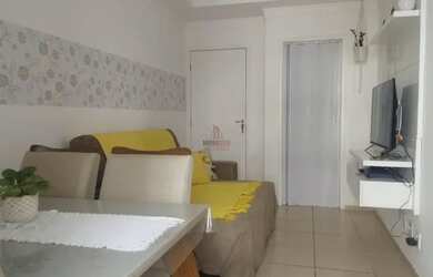 Imagem: O apartamento possui 2 Dormitórios, 1 Banheiro, 1 Vaga na garagem