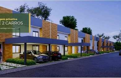 Imagem: A casa em condomínio possui 2 Dormitórios, 2 Banheiros e 65m²