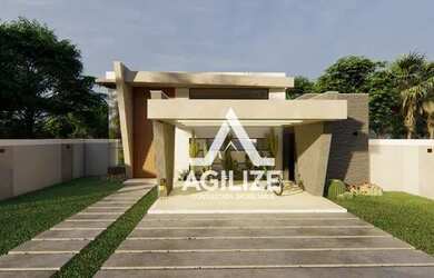 Imagem: A casa em condomínio possui 3 Dormitórios, 3 Banheiros, 180m²