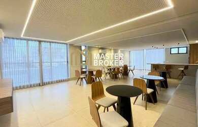 Imagem: O apartamento na cobertura possui 4 Dormitórios, 3 Banheiros