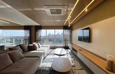 Imagem: O apartamento possui 3 Dormitórios, 4 Banheiros, 3 Vagas na