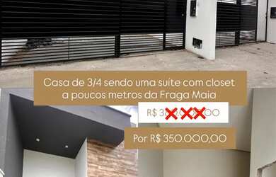 Imagem: A casa possui 3 Dormitórios, 2 Banheiros e está localizado