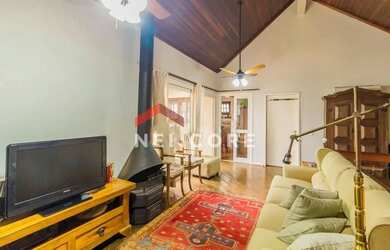 Imagem: O apartamento na cobertura possui 4 Dormitórios, 4 Banheiros