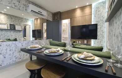 Imagem: O apartamento possui 2 Dormitórios, 2 Banheiros, 1 Vaga na