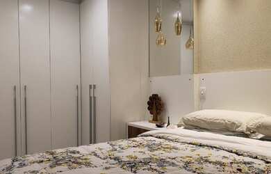 Imagem: O apartamento na cobertura possui 3 Dormitórios, 4 Banheiros