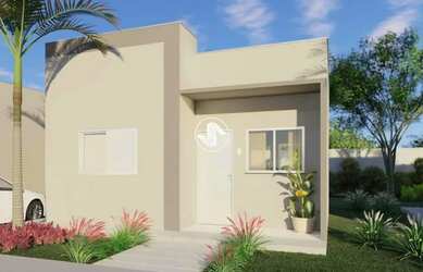 Imagem: A casa em condomínio possui 2 Dormitórios, 1 Banheiro, 2 Vagas