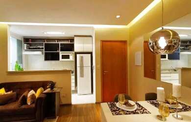 Imagem: O apartamento possui 2 Dormitórios, 1 Banheiro, 2 Vagas na