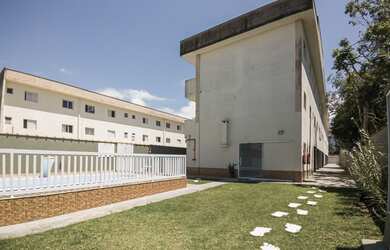 Imagem: A casa em condomínio possui 1 Dormitório, 2 Banheiros, 1 Vaga