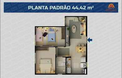 Imagem 13: Apartamento no Santa Clara - entrada de 1.500