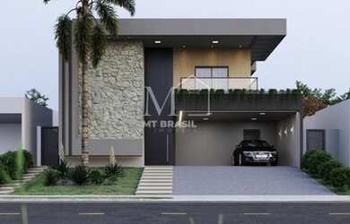 Imagem: A casa em condomínio possui 4 Dormitórios e está localizado