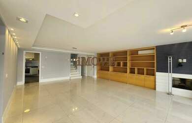 Imagem: O apartamento na cobertura possui 4 Dormitórios, 5 Banheiros