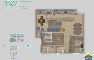 Imagem 16: Apart 2 dorms, Vista Mar, 2 Vagas, Aviacao, JGA915