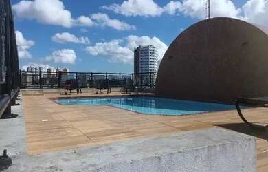 Imagem: O apartamento possui 1 Dormitório, 1 Banheiro, 1 Vaga na garagem