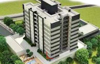 Imagem: O apartamento possui 1 Dormitório, 1 Banheiro, 1 Vaga na garagem