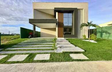 Imagem: A casa em condomínio possui 5 Dormitórios, 5 Banheiros, 4