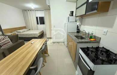 Imagem: O apartamento possui 1 Dormitório, 1 Banheiro, 40m² de Área