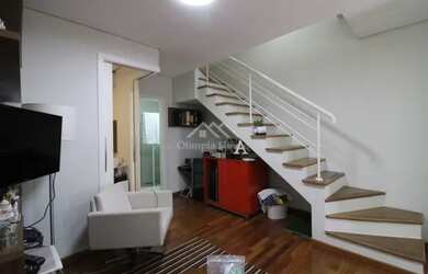 Imagem: O apartamento na cobertura possui 3 Dormitórios, 3 Banheiros